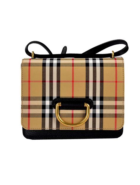 mini burberry bag tubular|burberry small vintage check bag.